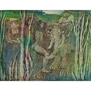 Tassaduq Sohail, 8 x 10 Inch, Oil on Board, Figurative Painting, AC-TS-036 Tassaduq Sohail, 8 x 10 Inch, Oil on Board, Figurative Painting, AC-TS-036